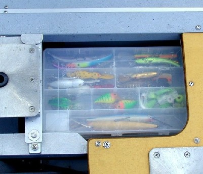 Filled Tackle Tray Compartment