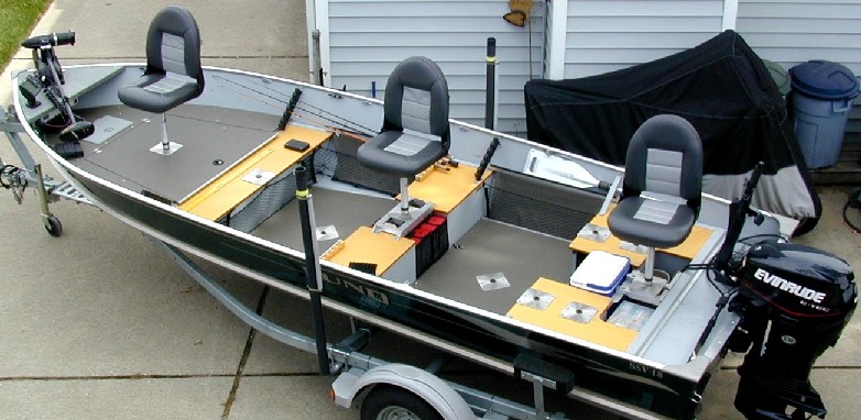 Aluminum Tiller Steer Fishing Boats for Walleye